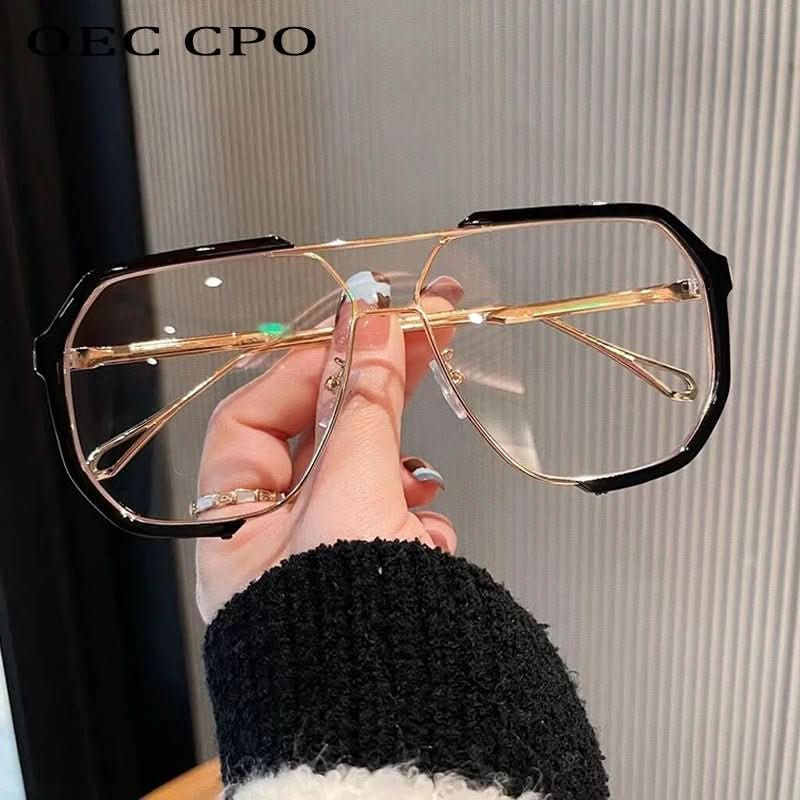 Womens Sunglasses, Oversized Square Sunglasses for Women with Photochromic UV400 Lenses, Shades Women with Metal Frame_04