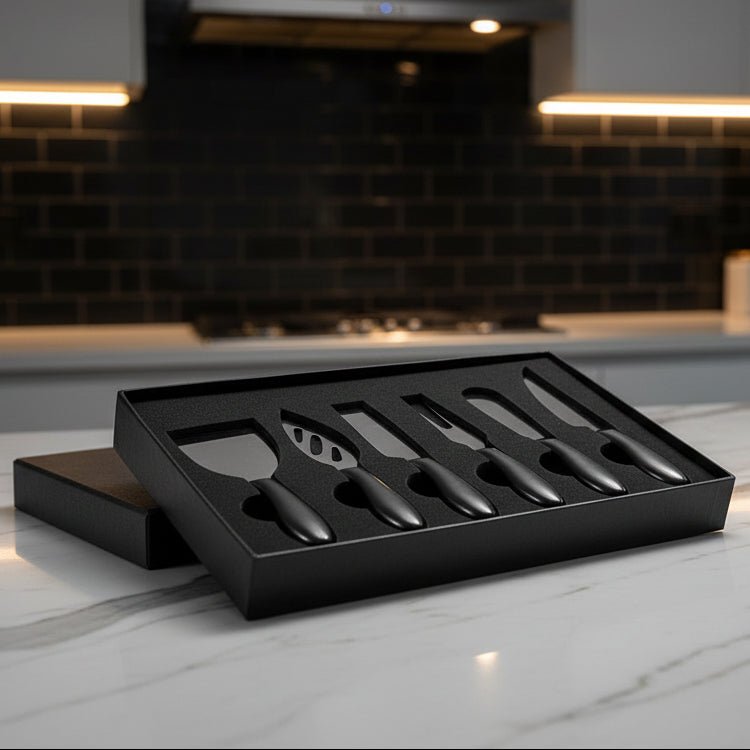 Stainless Steel Cheese Knife Set, Cheese Knives for Soft and Hard Varieties, Gifts for Cheese Lovers