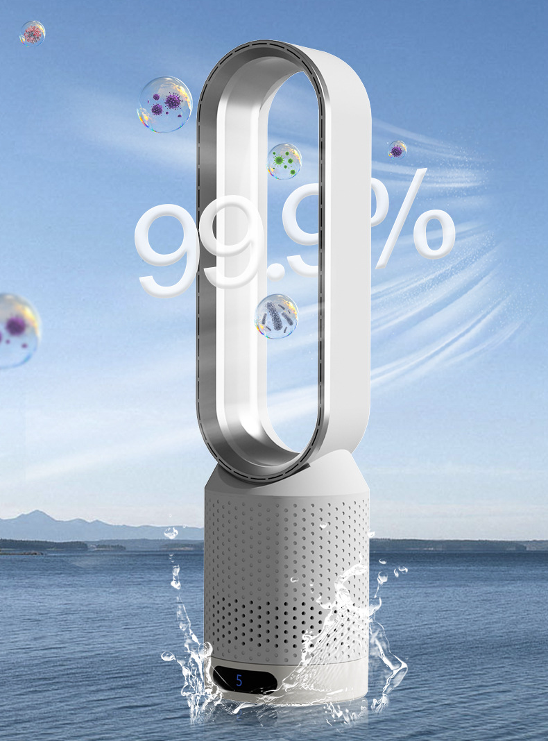 Versatile Air Cooler | 3-in-1 Evaporative Cooling Fan with Air Purifier | Adjustable Oscillation for Enhanced Indoor Comfort 6