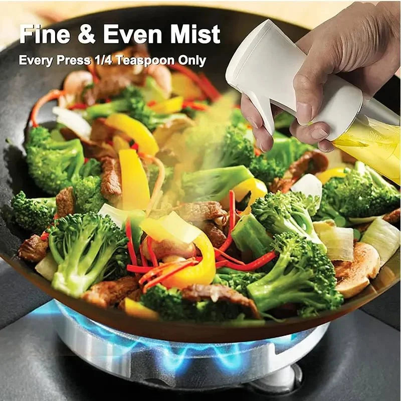 Glass Oil Spray Bottle 470 ml, Olive Oil Sprayer for Cooking and Baking, Oil Dispenser with Fine Mist for Vinegar