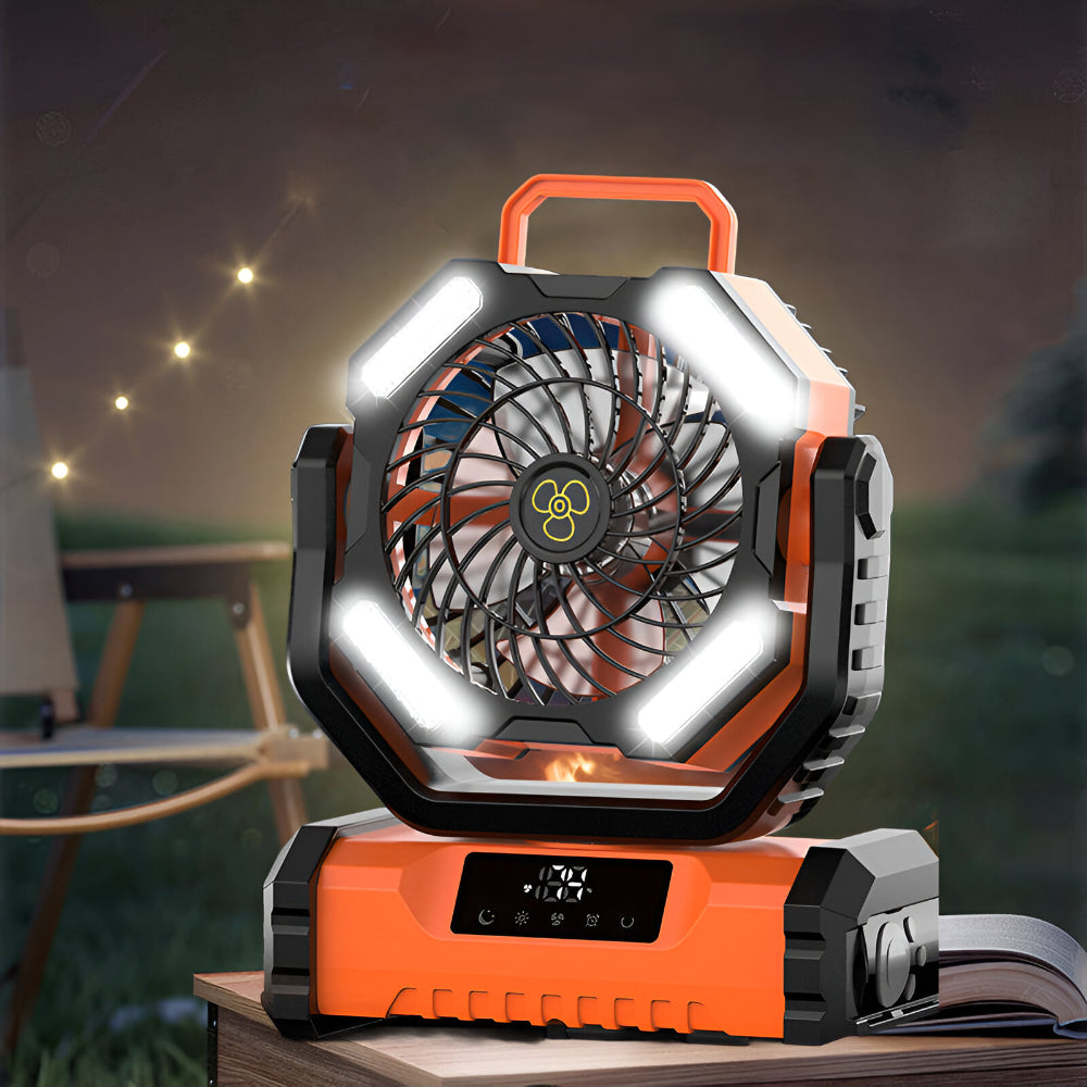 Versatile Portable Fan | Battery Powered Oscillating Fan with Remote Control | Ideal for Camping and Indoor Use 5