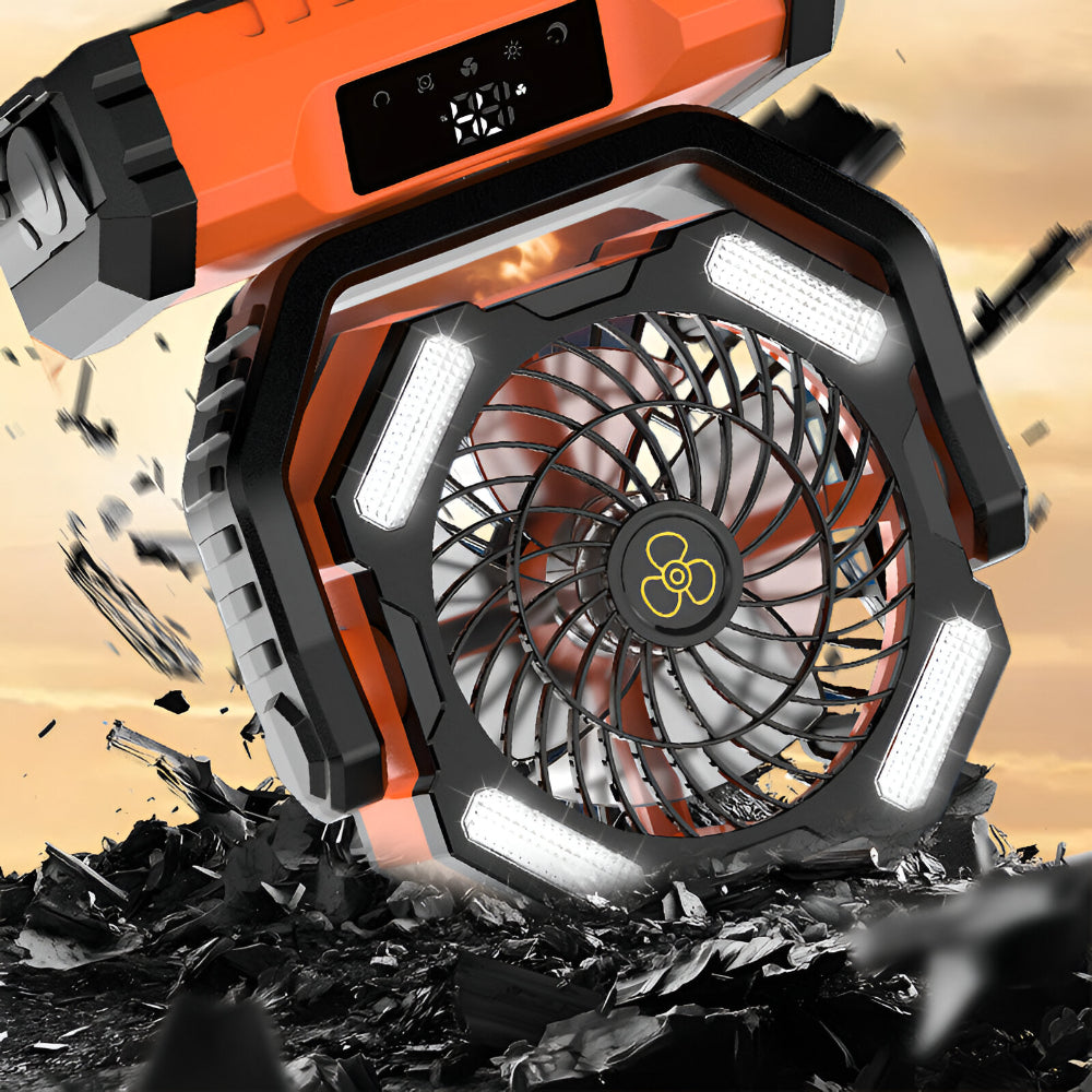 Versatile Portable Fan | Battery Powered Oscillating Fan with Remote Control | Ideal for Camping and Indoor Use 6