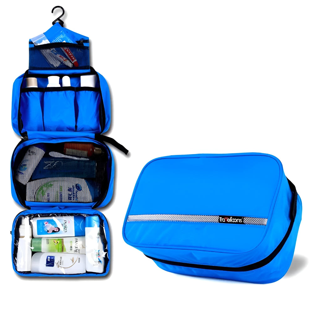 Versatile Travel Toiletry Bag with Hanging Design & Waterproof Material for Easy Organization 3