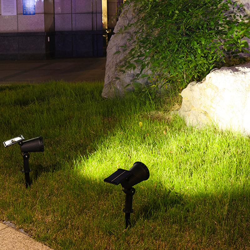 Vibrant Solar Powered Garden Spotlight with 9 Color Options | Adjustable Outdoor Lighting for Ambiance and Security 2