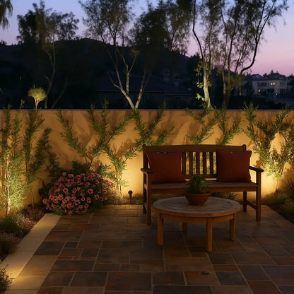 Vibrant Solar Powered Garden Spotlight with 9 Color Options | Adjustable Outdoor Lighting for Ambiance and Security 3