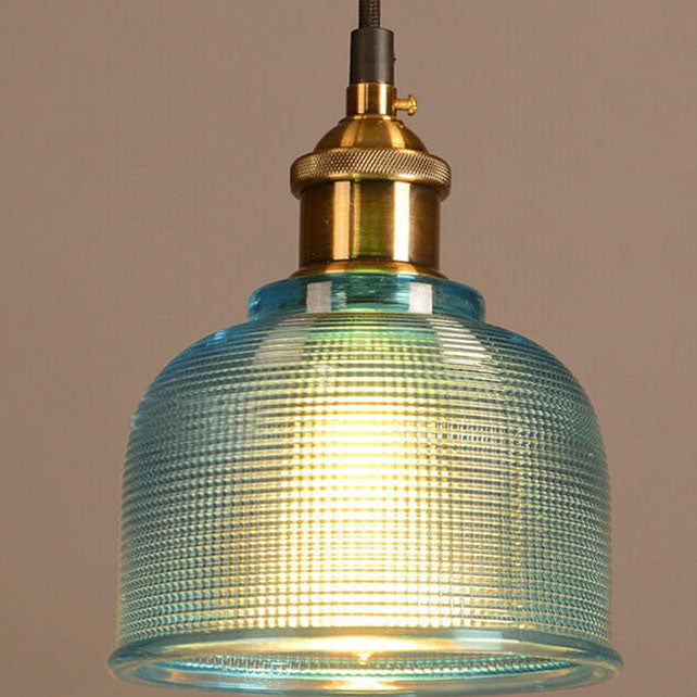 Vintage Charm | Textured Glass Pendant Light with Adjustable Height | Elegant Kitchen Lighting for Warm Ambience 8