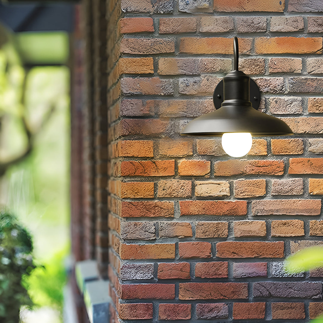 Vintage Industrial | Outdoor Wall Light with LED Bulb & Rustic Design | Durable Fixture for Patios and Garden Walls 3