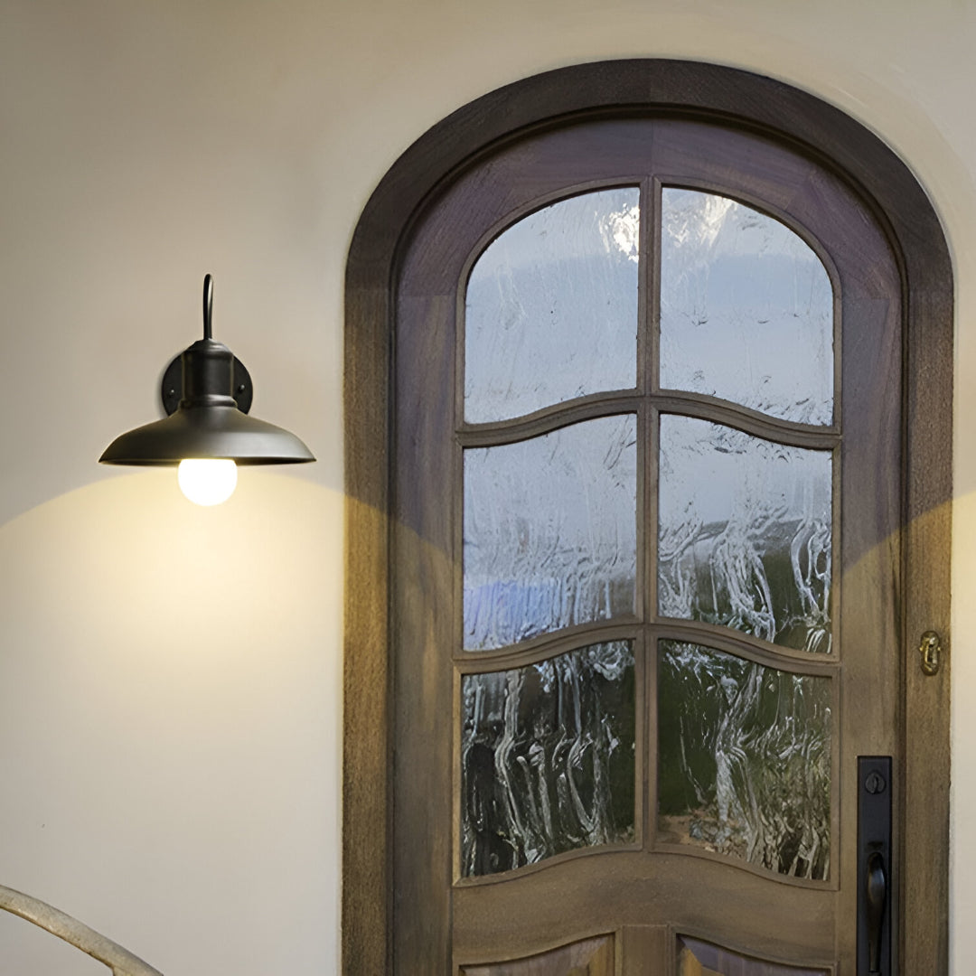 Vintage Industrial | Outdoor Wall Light with LED Bulb & Rustic Design | Durable Fixture for Patios and Garden Walls 4