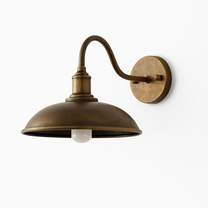 Vintage Industrial | Outdoor Wall Light with LED Bulb & Rustic Design | Durable Fixture for Patios and Garden Walls 9