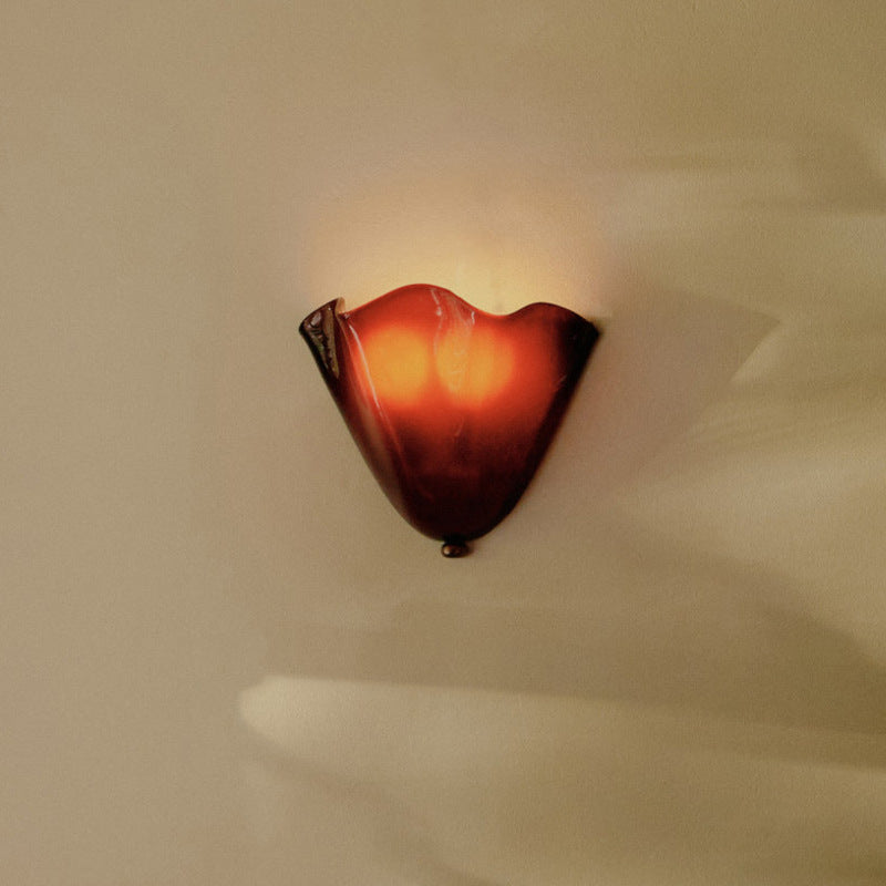 VitraShell | Elegant Vintage Stained Glass Wall Sconce Lighting 7