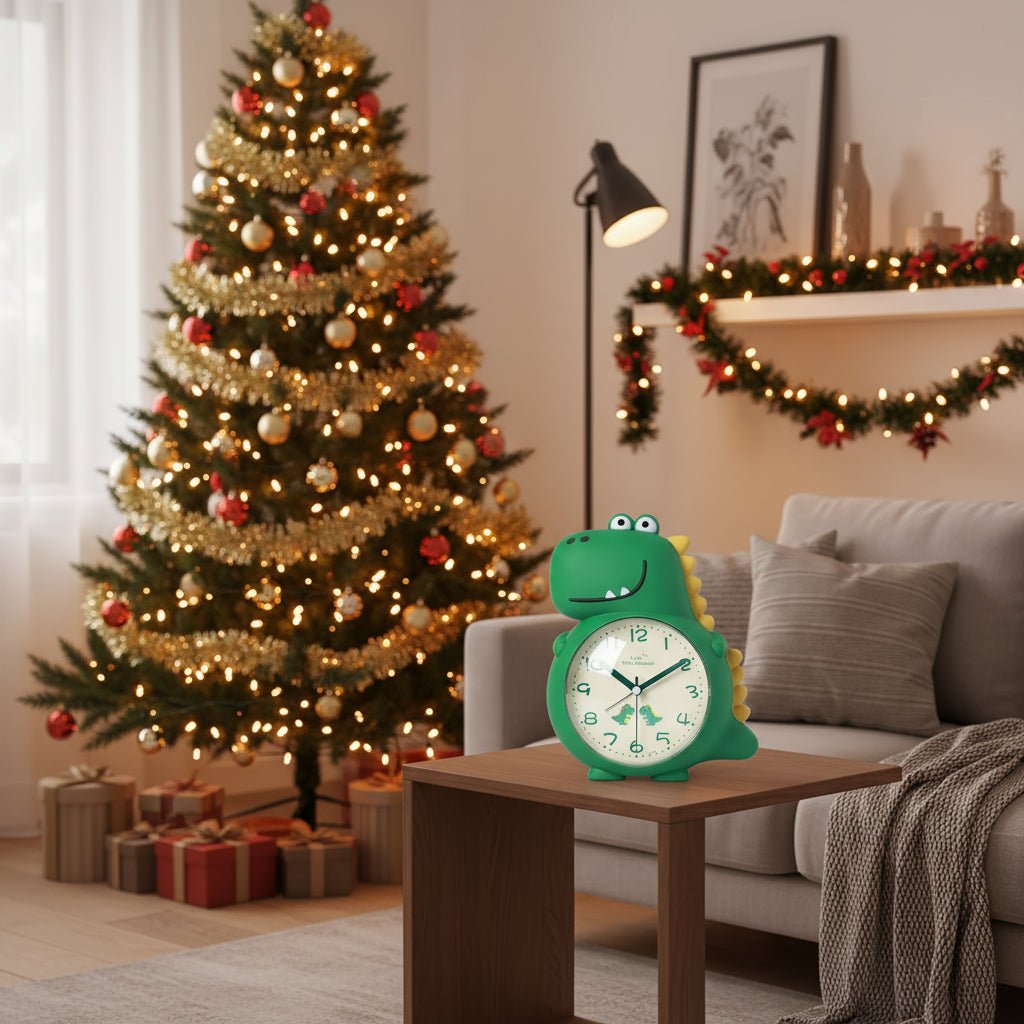 Dinosaur Alarm Clock for Kids, Childrens Alarm Clock with Wake Up Light