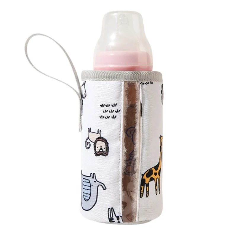 Portable Bottle Warmer, Baby Bottle Warmer Bag with 3 Heat Levels, Travel Milk Warmer for Power Bank, Newborn Essentials_09