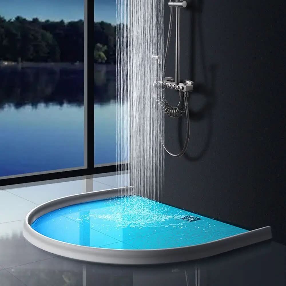Bath Sealing Strip, Shower Sealing Strip for Kitchen Sink and Worktop, Flexible Bathtub Seal Cut to Length_05