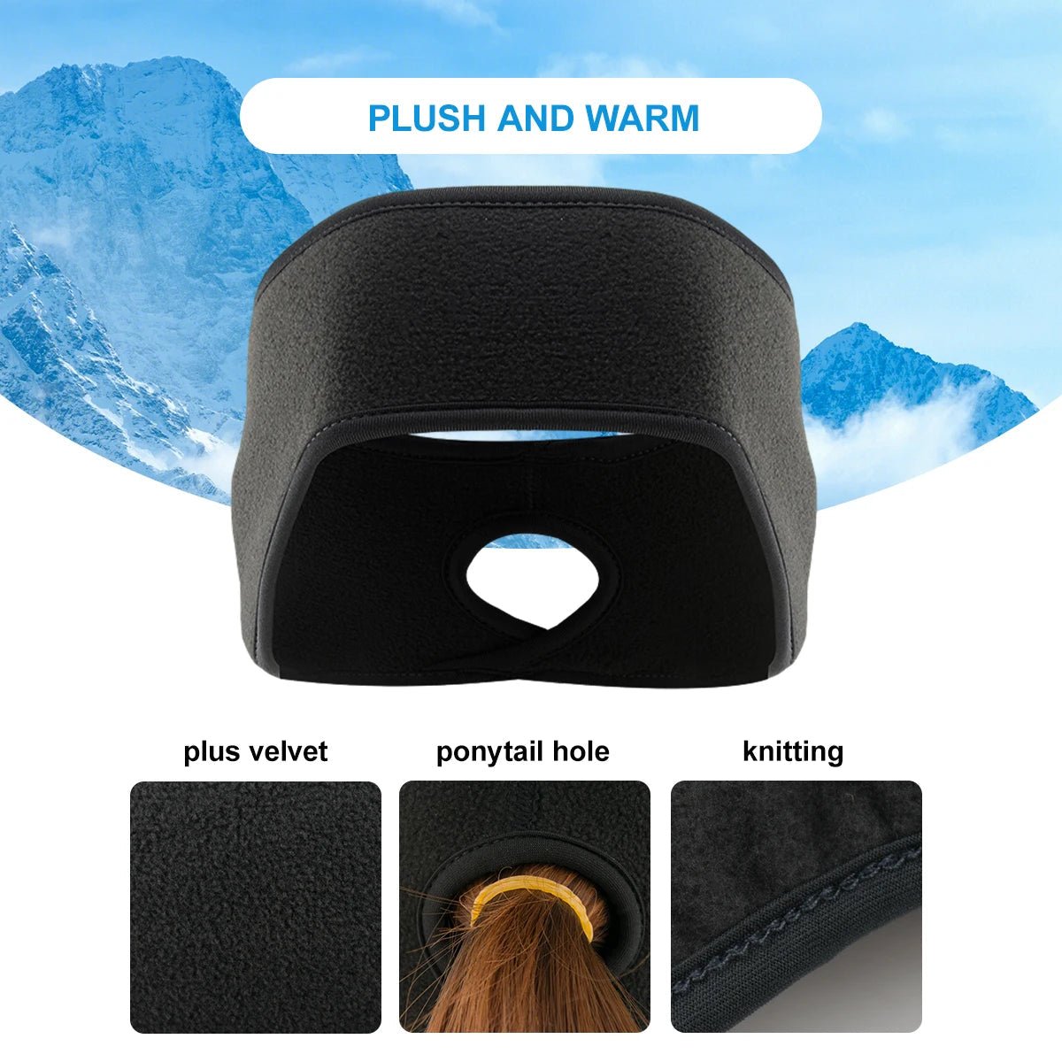 Running Headband Ear Warmer, Winter Ear Warmer Headband