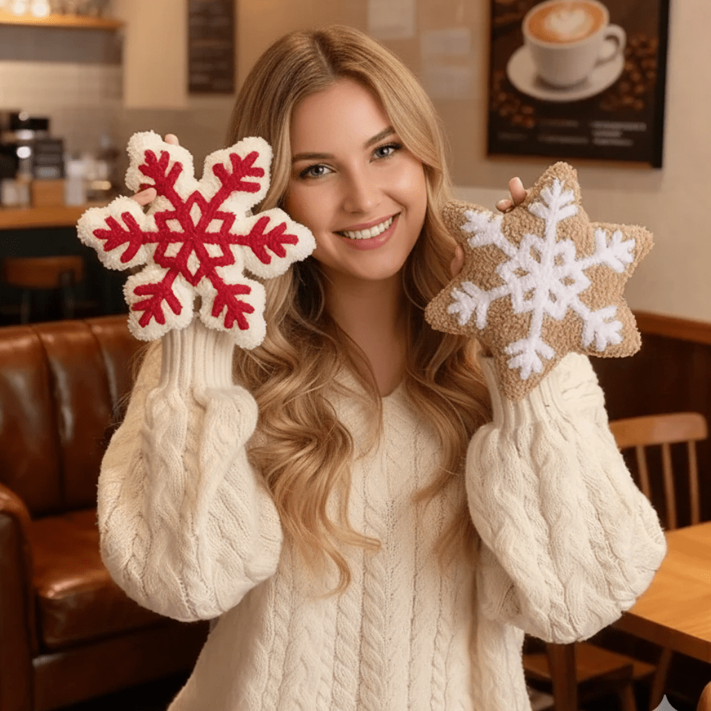 Christmas Cushions, Snowflake Sofa Cushion