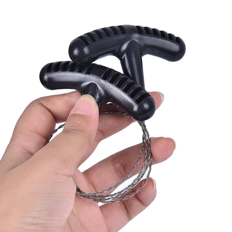 Wire Saw with Finger Grips, Mini Saw for Camping and Hiking, Survival Tool, Bushcraft Saw for Backpack and Emergency Kit_07