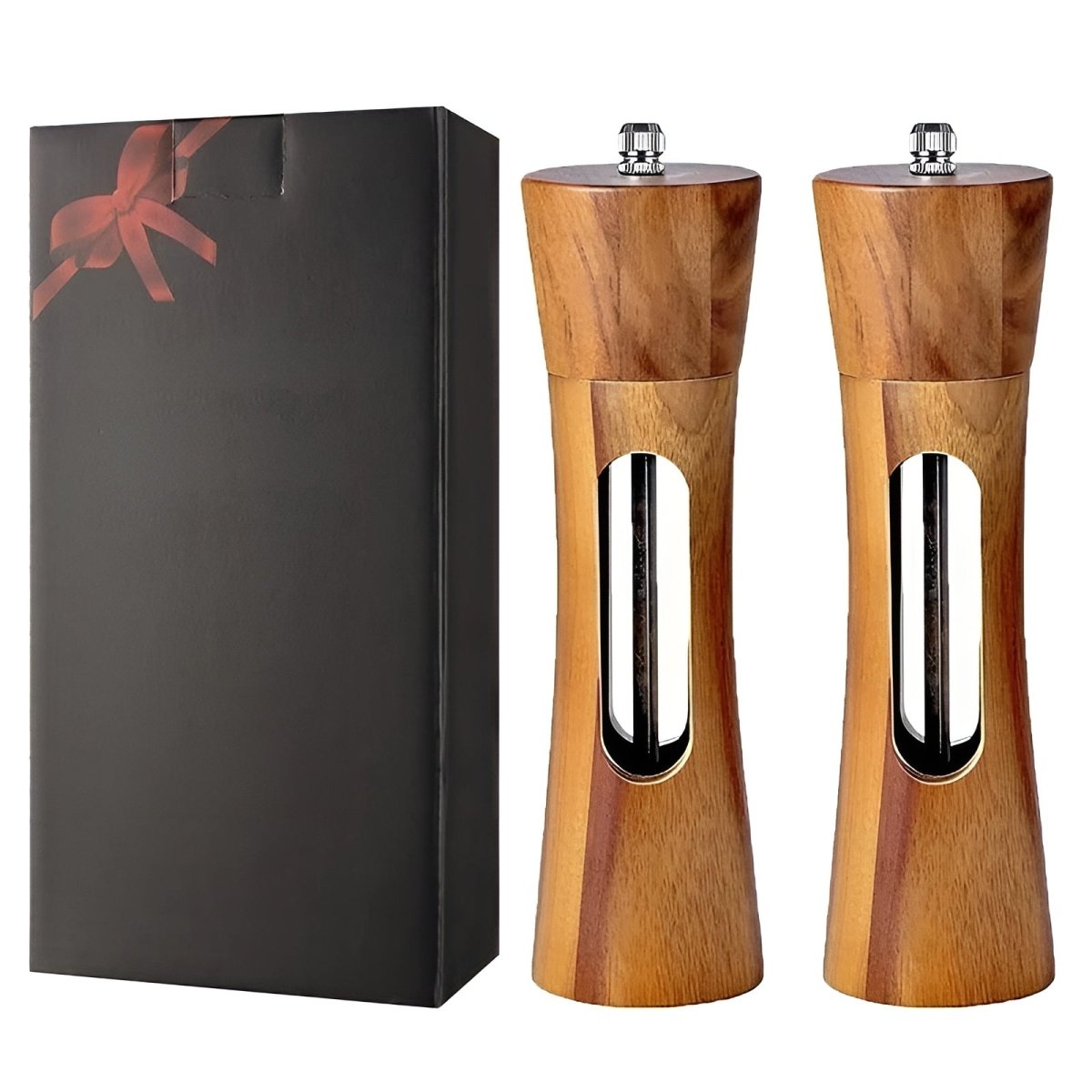 Wooden Salt and Pepper Grinders for Kitchen Accessories – image 7