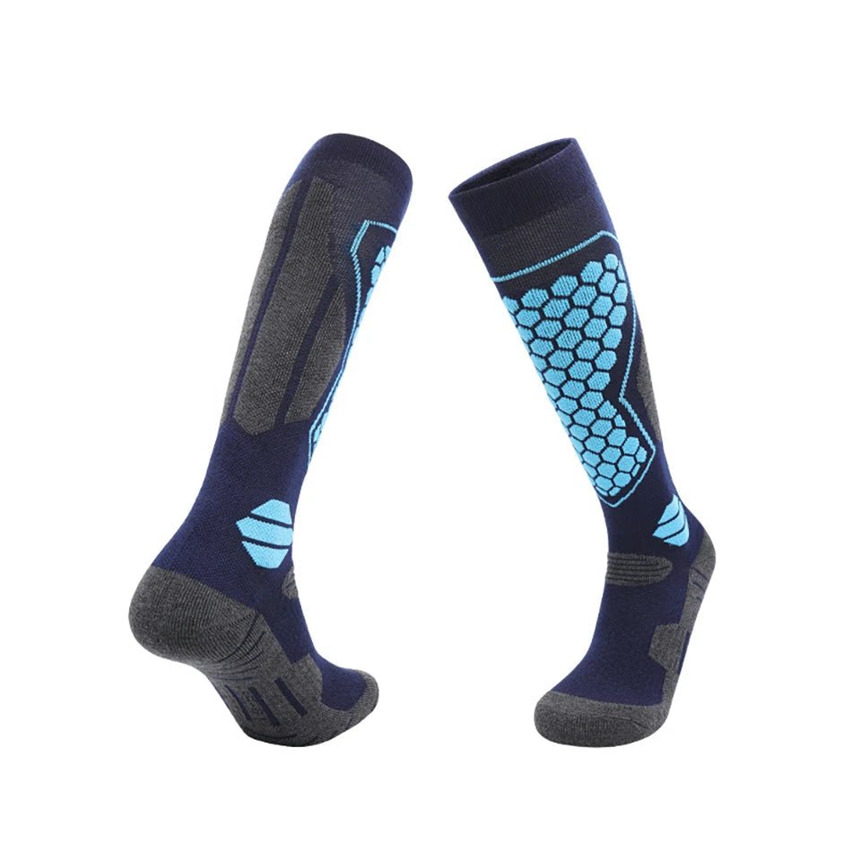 Knee High Compression Socks, Warm Wool Socks for Winter Sports and Skiing – image 7