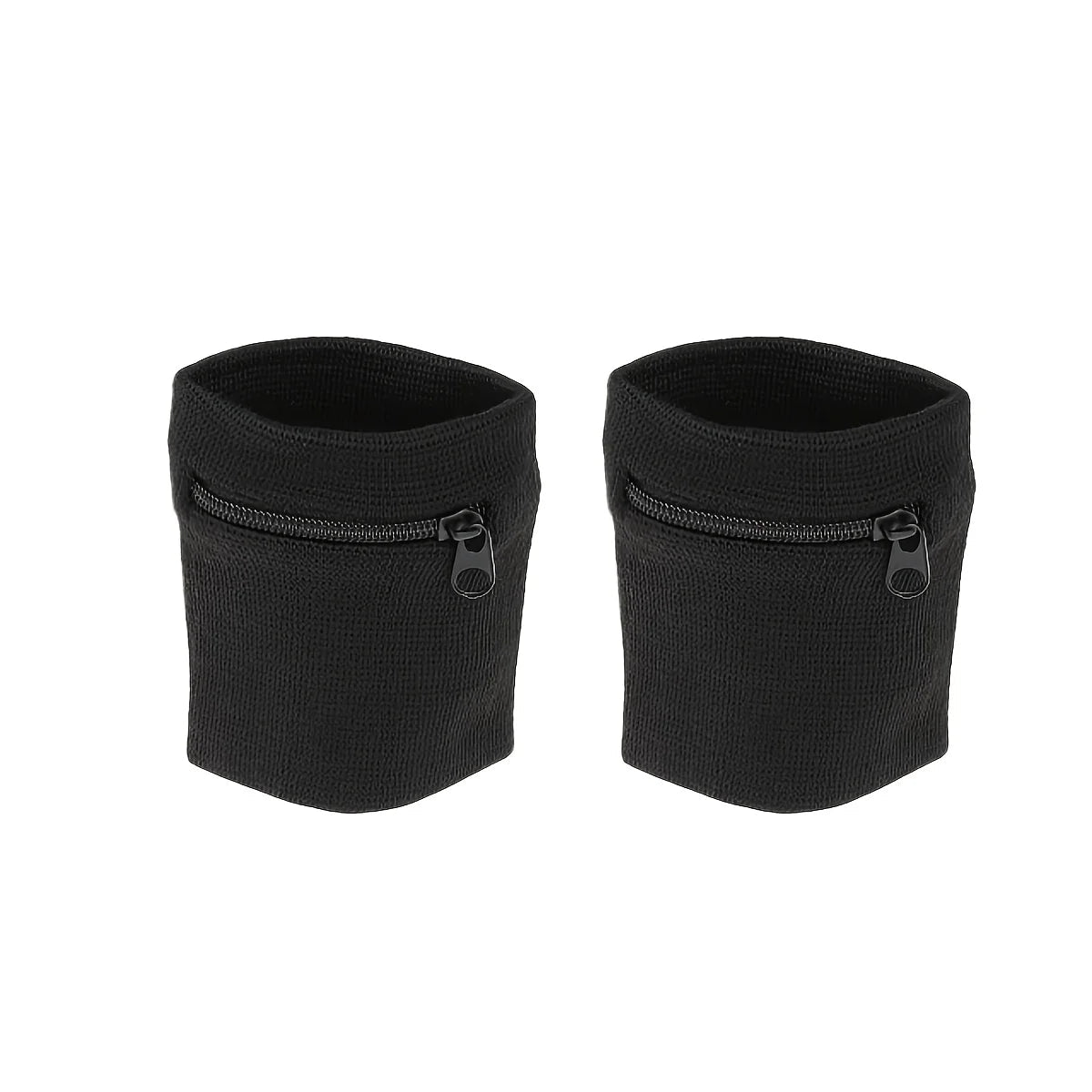 Zipper Wristbands with Hidden Pocket for Keys and Cards, Sweat Bands for Running and Gym, Running Accessories, 1 Pair_06