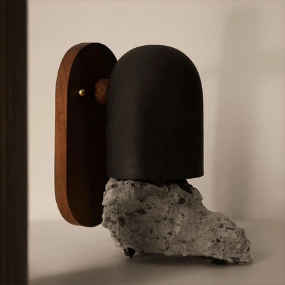 WalnutGlow | Elegant Minimalist LED Wall Sconce Lighting Fixture 3