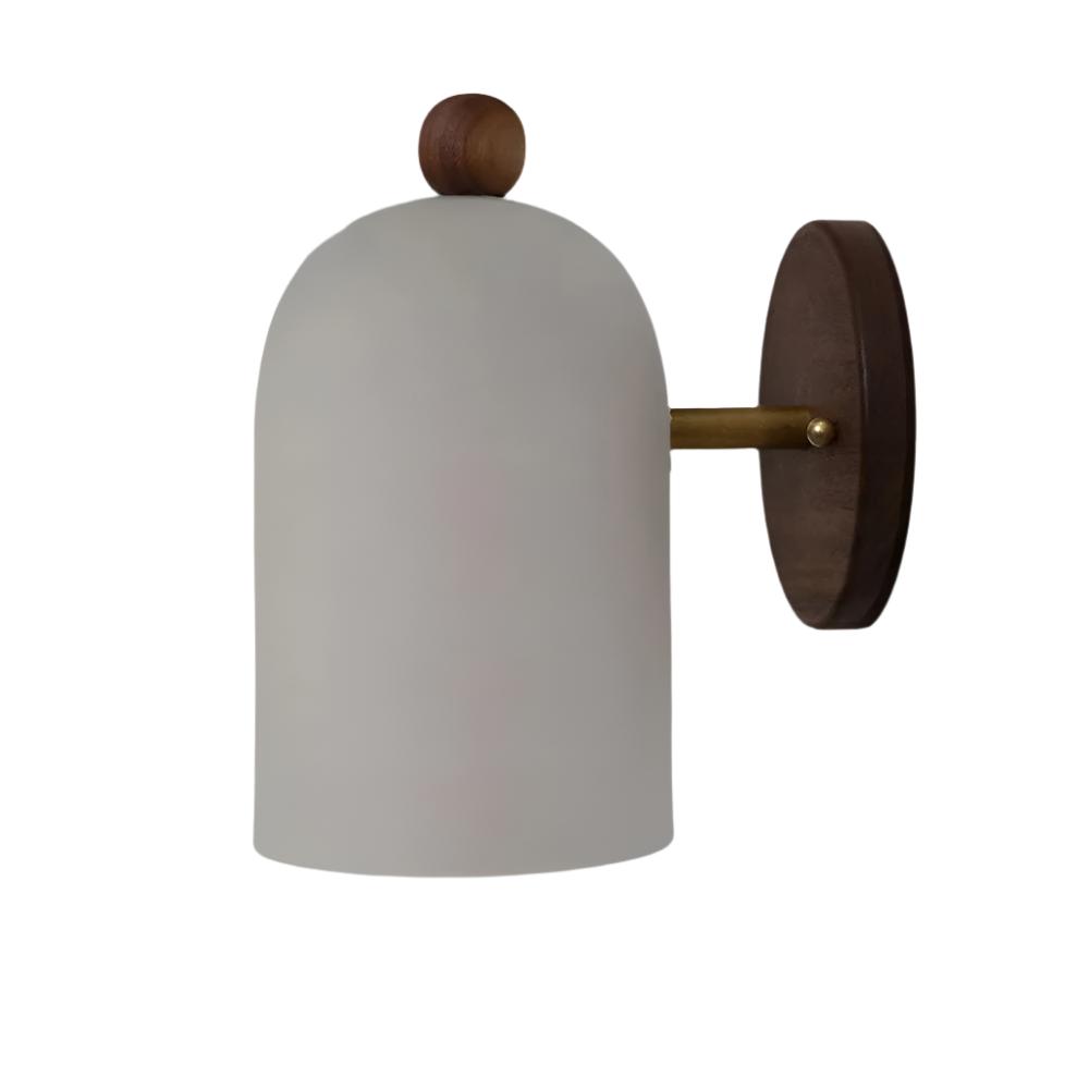 WalnutGlow | Elegant Minimalist LED Wall Sconce Lighting Fixture 4
