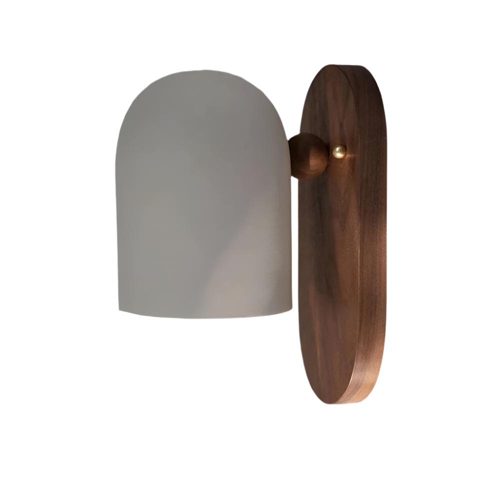 WalnutGlow | Elegant Minimalist LED Wall Sconce Lighting Fixture 5