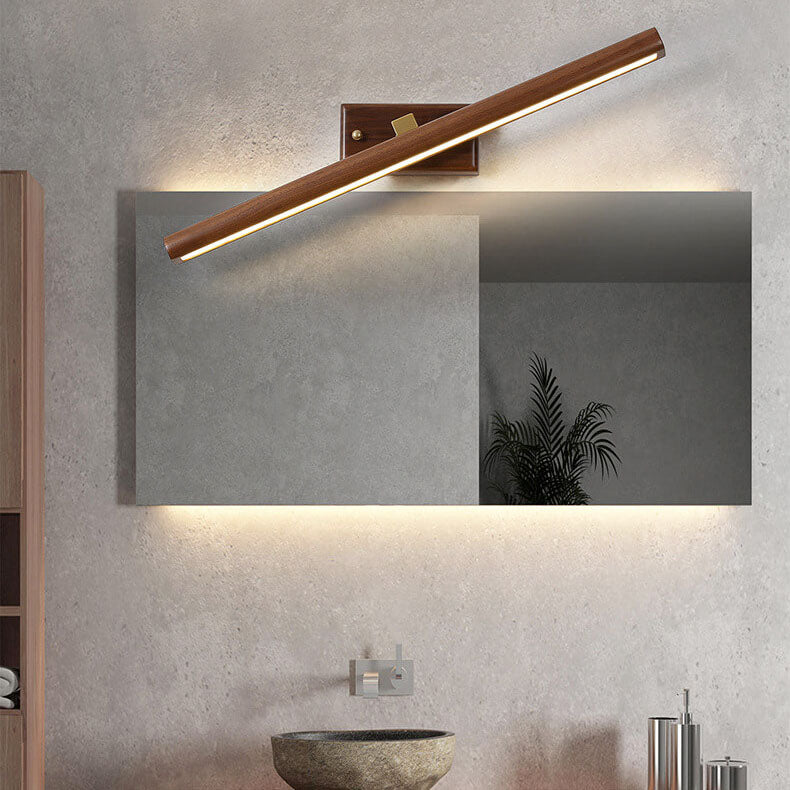 WalnutGlow | Elegant Modern LED Wall Sconce Light Fixture 5