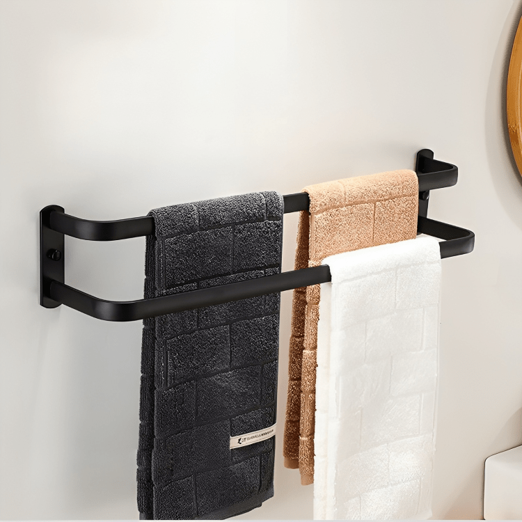 Bathroom Wall Shelf, Wall Mounted Bathroom Shelf in Aluminium, Towel Shelf for Bathroom Storage and Accessories_05