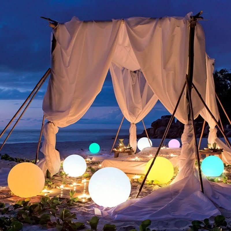 Garden Lights, Colour Changing LED Ball Lamp with Remote Control, Rechargeable Glow Ball, Outdoor Party Lights_04