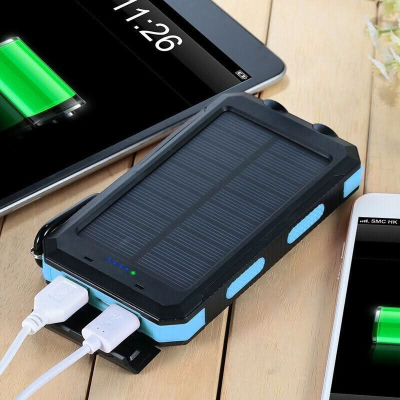 Solar Power Bank 10000mAh, Camping Power Bank with LED Light – image 6