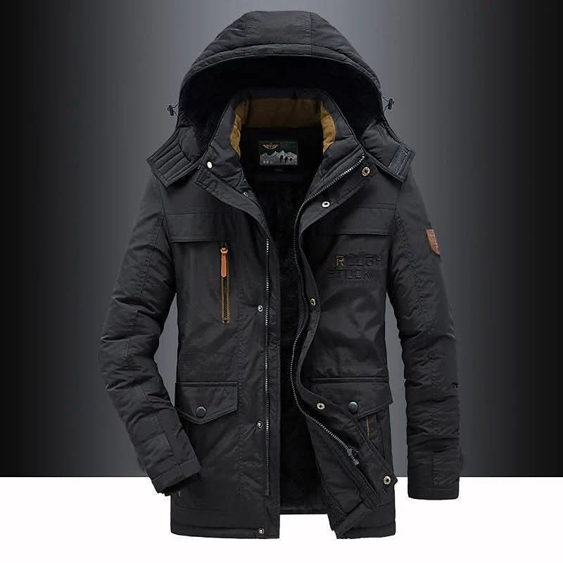 Womens Winter Coat with Fur Hood, Parka Coat Women with Fleece Lining, Windproof Padded Jacket Women_05