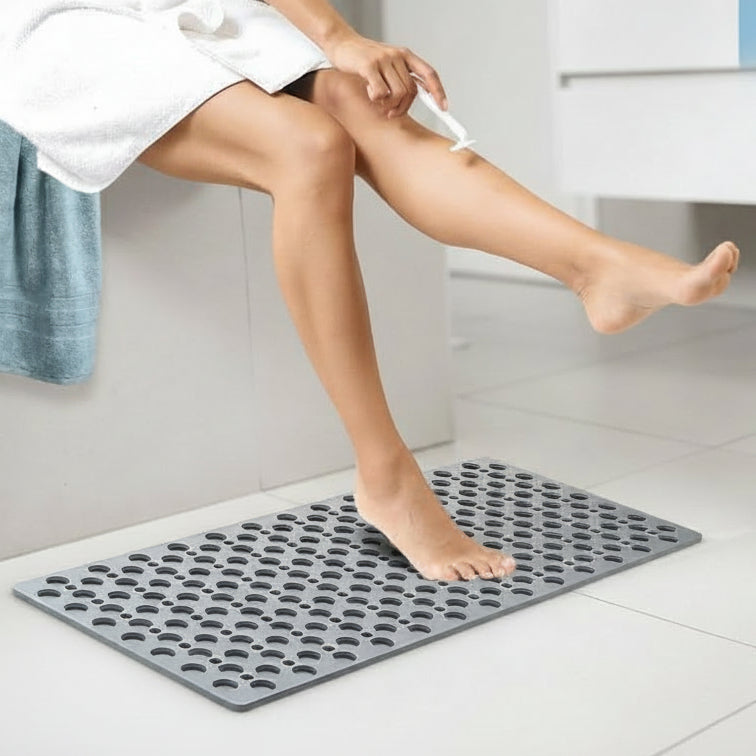 Non Slip Bath Mats, Shower Mat with Suction Cups and Drainage Holes, Bathtub Mat in 3 Sizes and 6 Colours_02