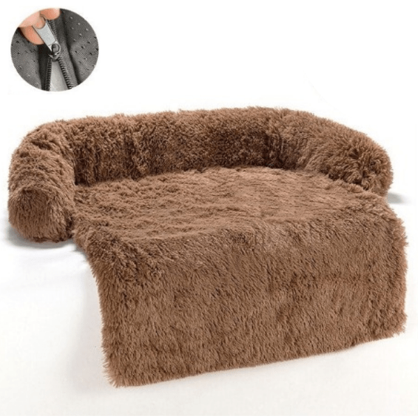 Fluffy Dog Beds Small to Extra Large, Cat Bed, Washable Dog Blanket with PP Cotton Filling, Large Dog Bed 110 x 90 cm_05