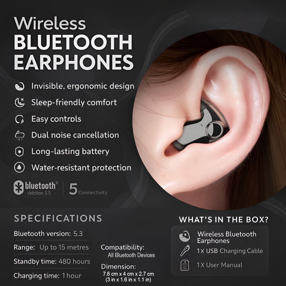 Wireless Earbuds | Bluetooth Earphones with Dual Noise Cancellation | Comfortable Fit for All-Day Use_02