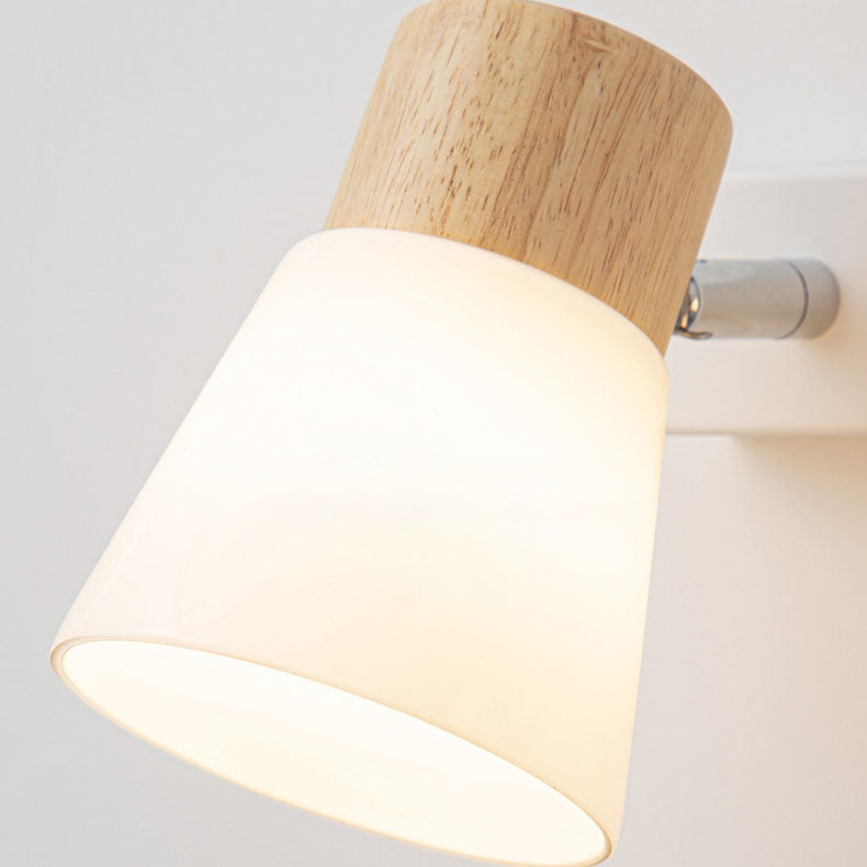 WoodCone | Stylish Modern Minimalist 2-Light Bathroom Wall Sconce 1