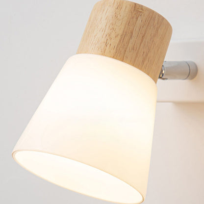 WoodCone | Stylish Modern Minimalist 2-Light Bathroom Wall Sconce 1