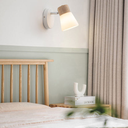 WoodCone | Stylish Modern Minimalist 2-Light Bathroom Wall Sconce 4