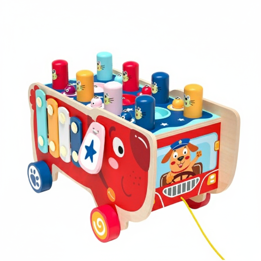 Wooden Mallet Xylophone Game | Engaging Learning Toy for Motor Skills Development | Educational Toys for 1-3 Year Olds 9