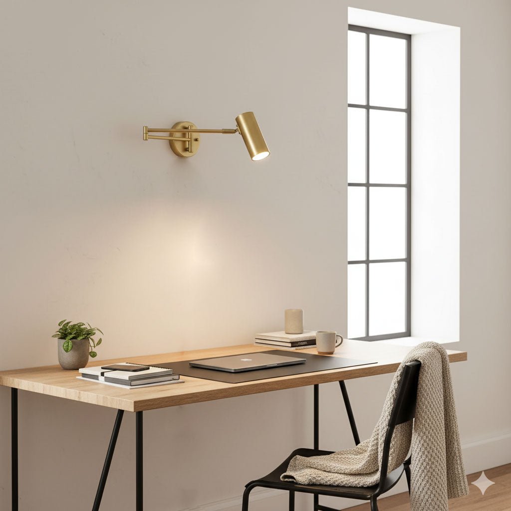 Wrought Iron | Stylish Adjustable LED Wall Sconce Light Fixture 4