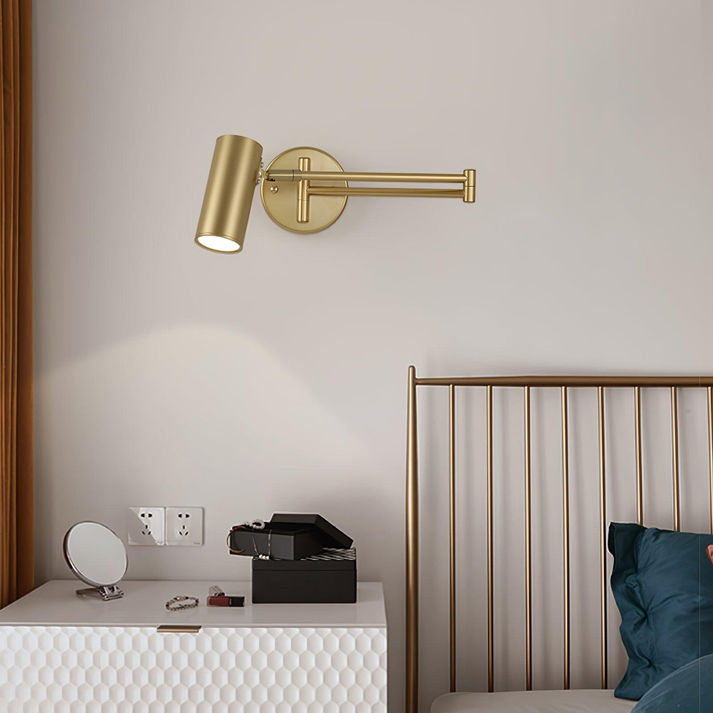 Wrought Iron | Stylish Adjustable LED Wall Sconce Light Fixture 5