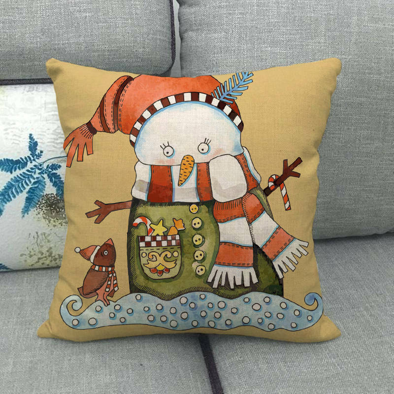 Christmas Cushion Covers, Velvet Cushion Cover 45 x 45 cm with Hidden Zip – image 16