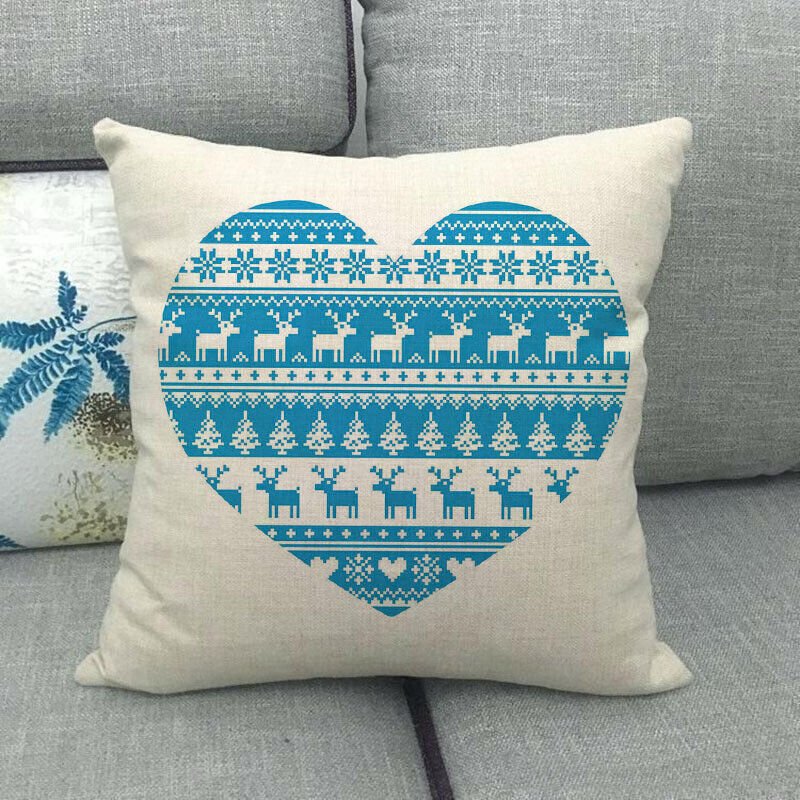 Christmas Cushion Covers, Velvet Cushion Cover 45 x 45 cm with Hidden Zip – image 19