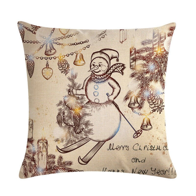 Christmas Cushion Covers, Velvet Cushion Cover 45 x 45 cm with Hidden Zip – image 22