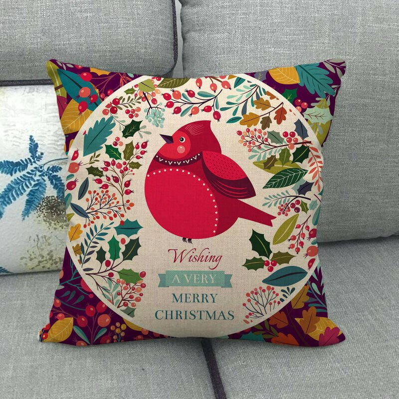 Christmas Cushion Covers, Velvet Cushion Cover 45 x 45 cm with Hidden Zip – image 31