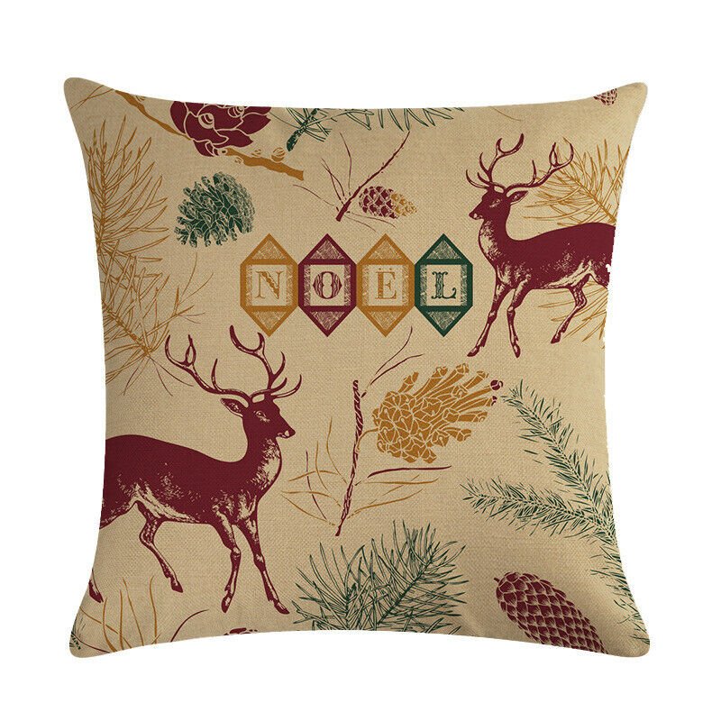 Christmas Cushion Covers, Velvet Cushion Cover 45 x 45 cm with Hidden Zip – image 34