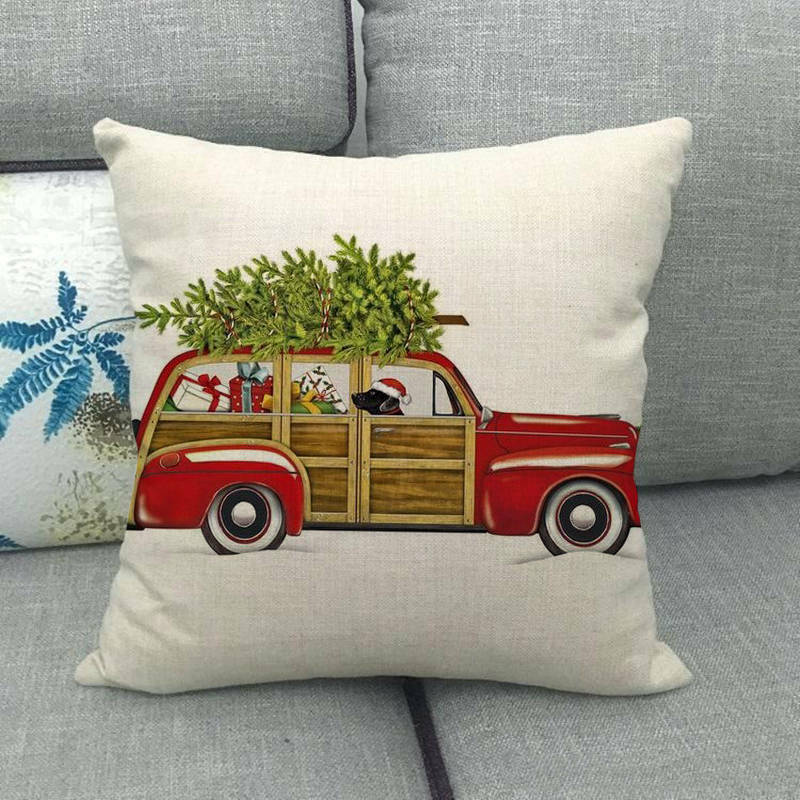 Christmas Cushion Covers, Velvet Cushion Cover 45 x 45 cm with Hidden Zip – image 37