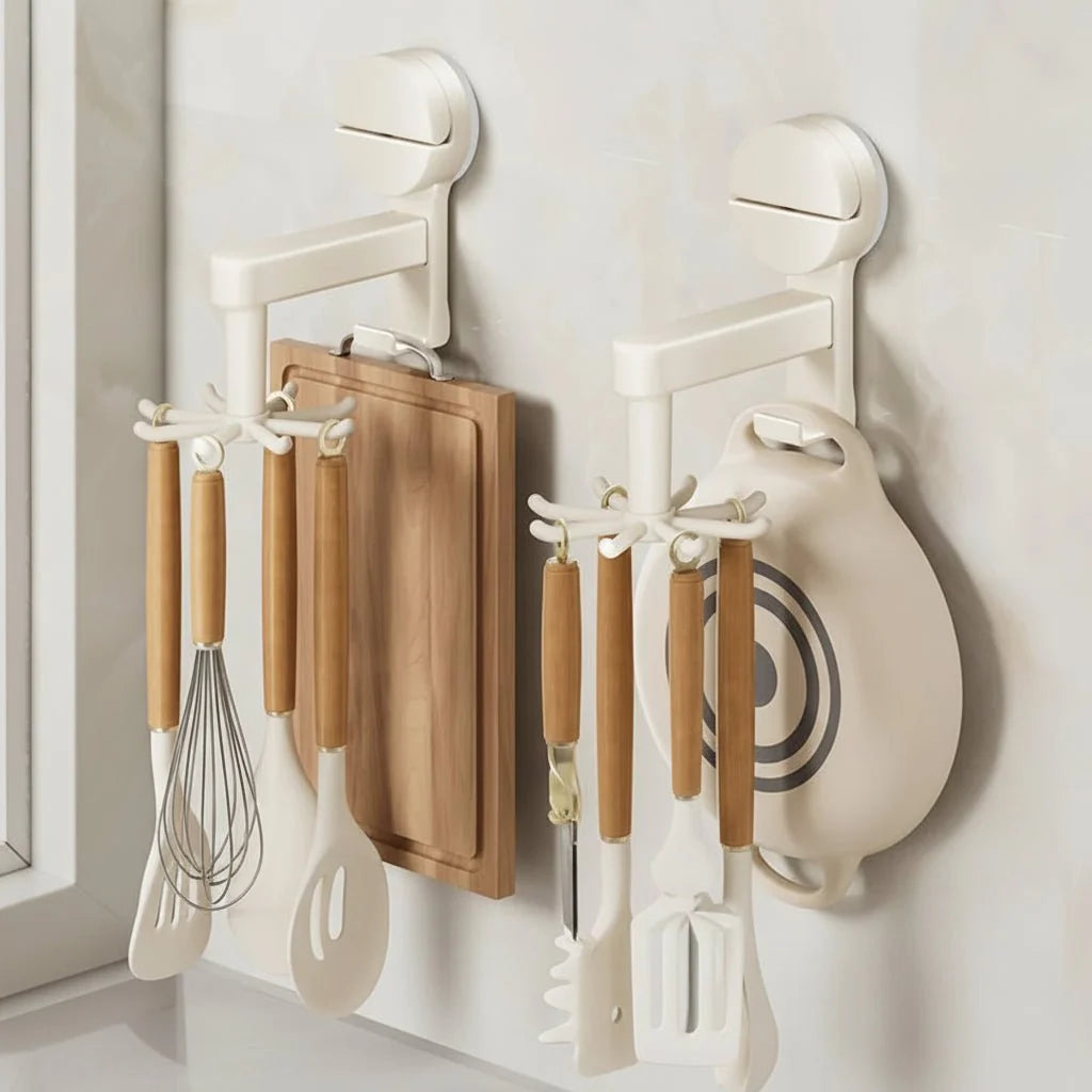 Suction Hooks 360 Swivel, Towel Hooks for Kitchen Storage – image 7