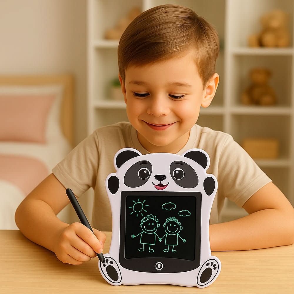 LCD Drawing Board for Kids, LCD Writing Tablet with Stylus, Doodle Pad with Animal Motifs, Educational Toys for Travel