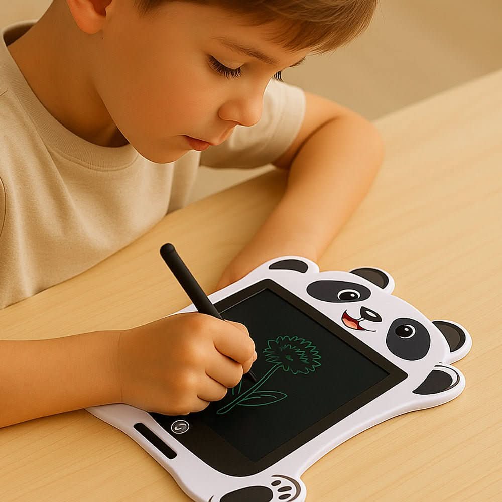 LCD Drawing Board for Kids, LCD Writing Tablet with Stylus, Doodle Pad with Animal Motifs, Educational Toys for Travel