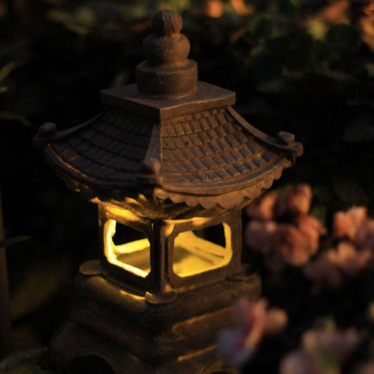 Zen Collection | Solar Garden Light with Japanese Pagoda Design | Eco-Friendly Outdoor Illumination for Tranquil Spaces 2